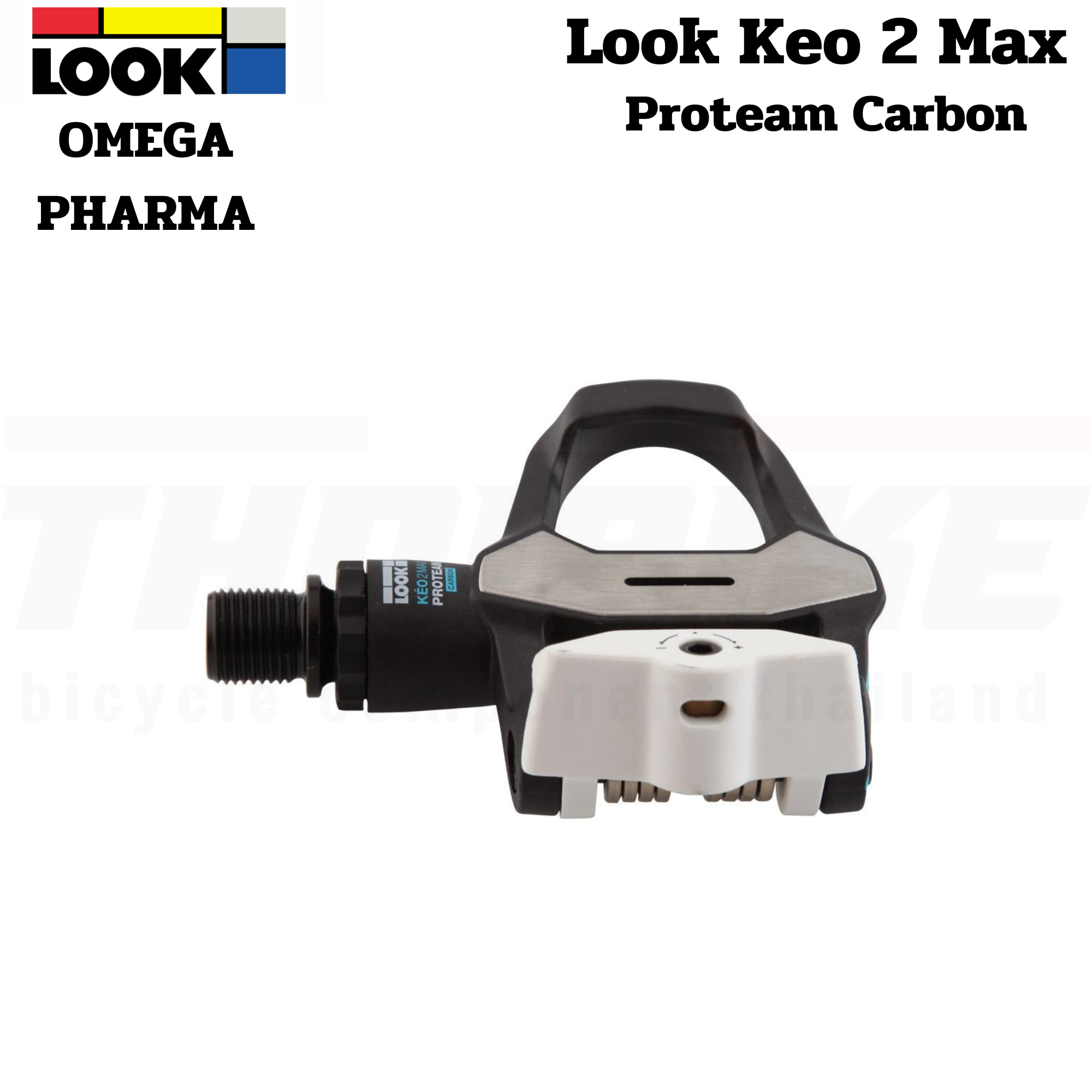 บันไดคลีตจักรยานเสือหมอบ LOOK KEO2MAX CARBON KEO 2 Max Limited Edition (White/Red)