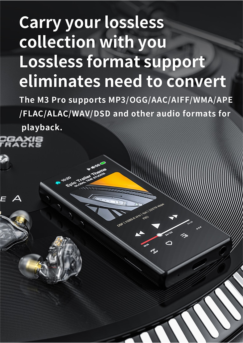 ขาย FiiO M3 Pro DAP พกพารองรับ lossless , Hi-Res , Touchscreen , บันทึกเสียง , อ่านebook ประกันศูนย์ไทย