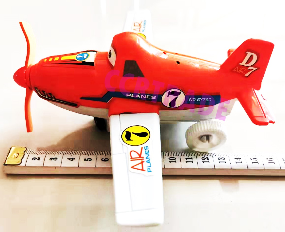 เครื่องบินการ์ตูน มีเสียง มีไฟกล่อง 7.5x16 ซม.(1x3)