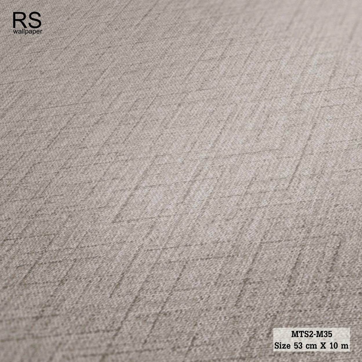 วอลเปเปอร์ ลายผ้าสีน้ำตาล MTS2-M35