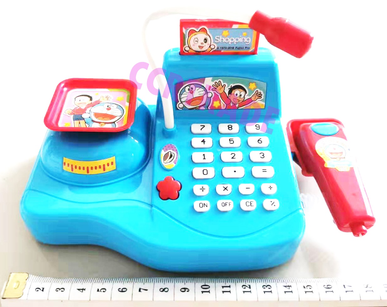 ชุดแคชเชียร์โดราเอม่อน มีเสียง มีไฟกล่อง 26.5 ซม.(ลิขสิทธิ์แท้)(1x3)