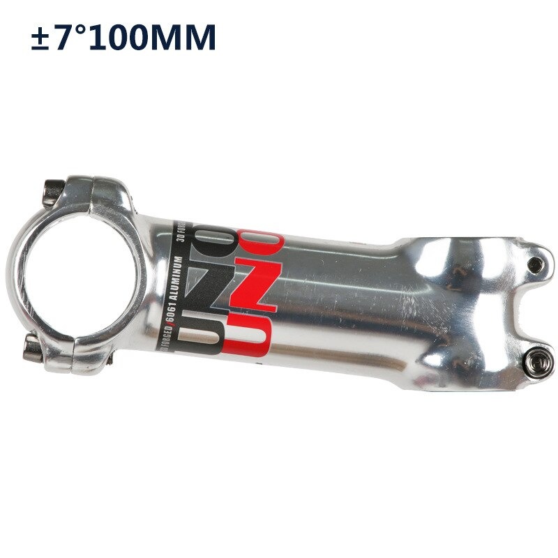 สเต็มจักรยานอลูมิเนียม สีเงิน UNO +-7 แบบ over (31.8)