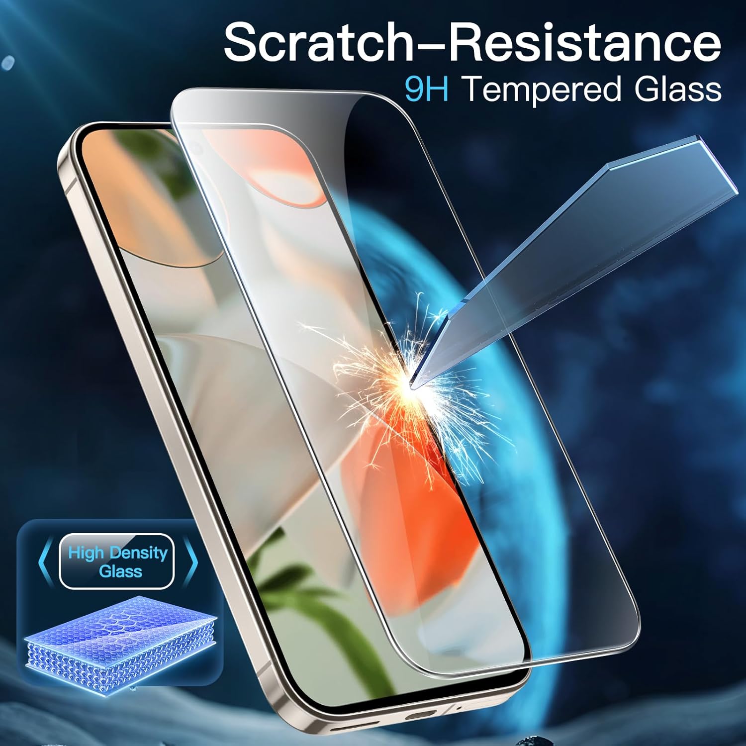 JETech Screen Protector for Google Pixel 10 Pro XL/Pixel 9 Pro XL