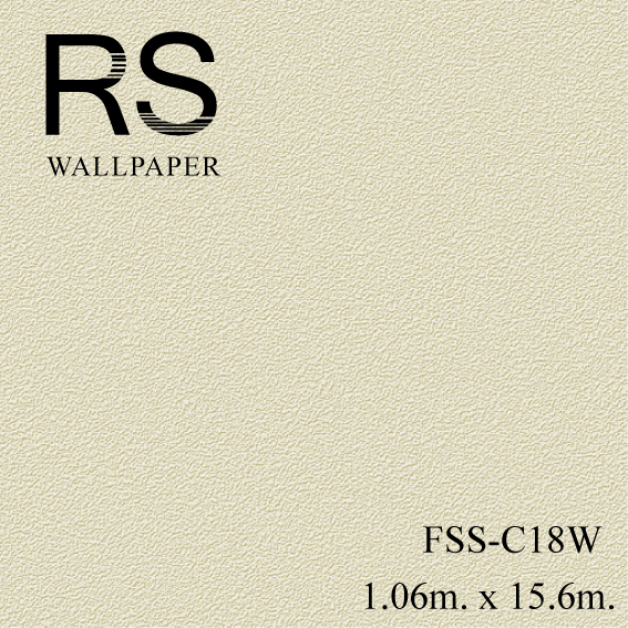 วอลเปเปอร์พื้นสีครีม FSS-C18W