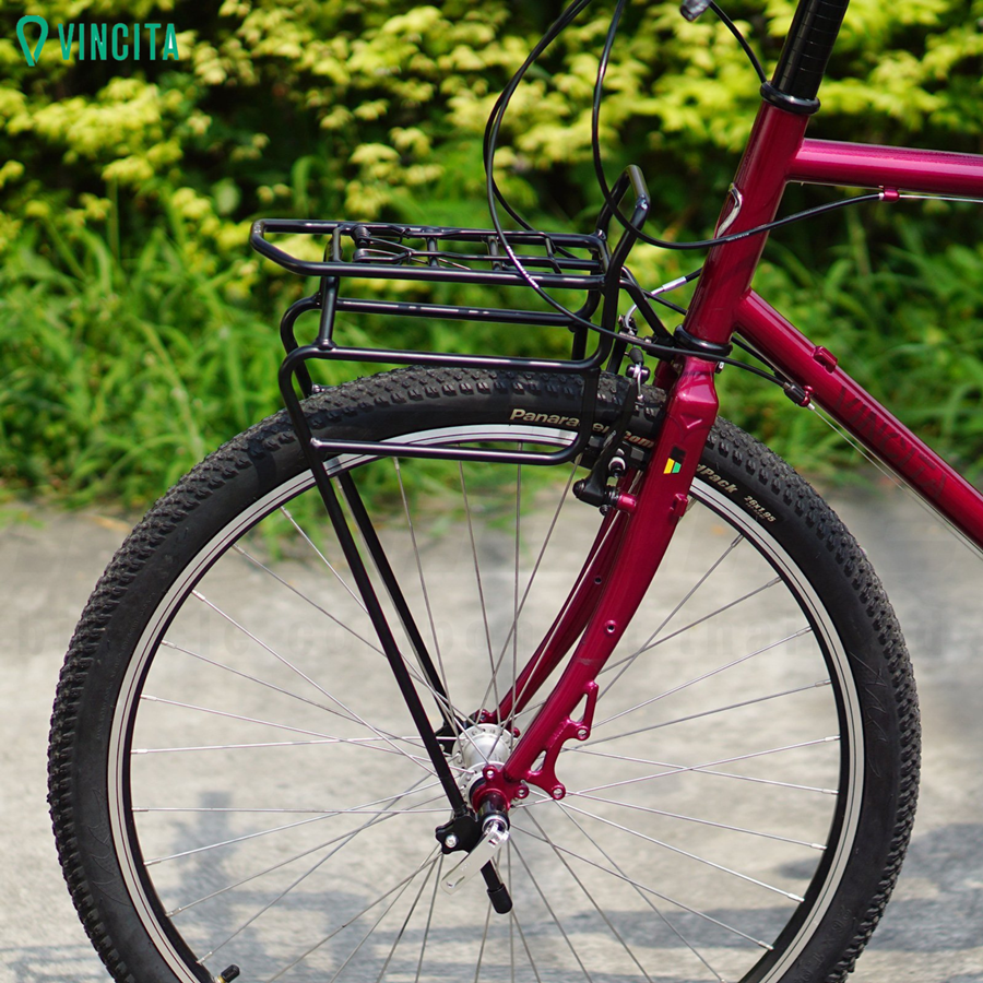 VINCITA C004 Pro — ตะแกรงหน้าจักรยานแบบแกนปลดเร็ว (สำหรับล้อ 24–28")