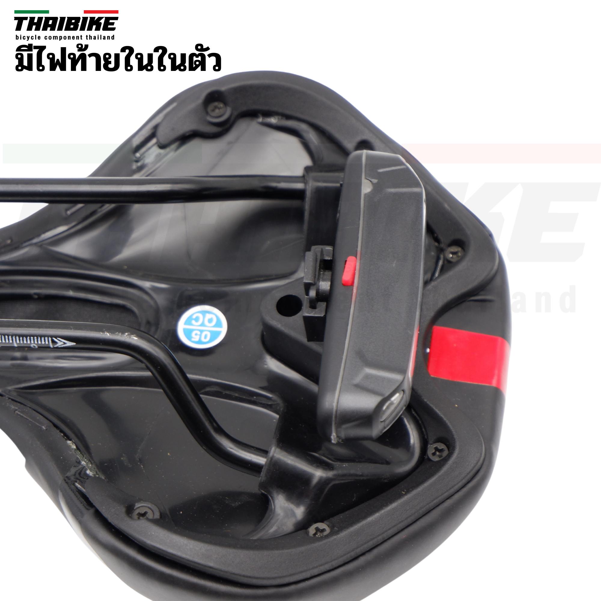 อานเจลจักรยาน THAIBIKE SAVADIA มาพร้อมมีไฟชาร์จ USB เบาะจักรยานมีไฟ