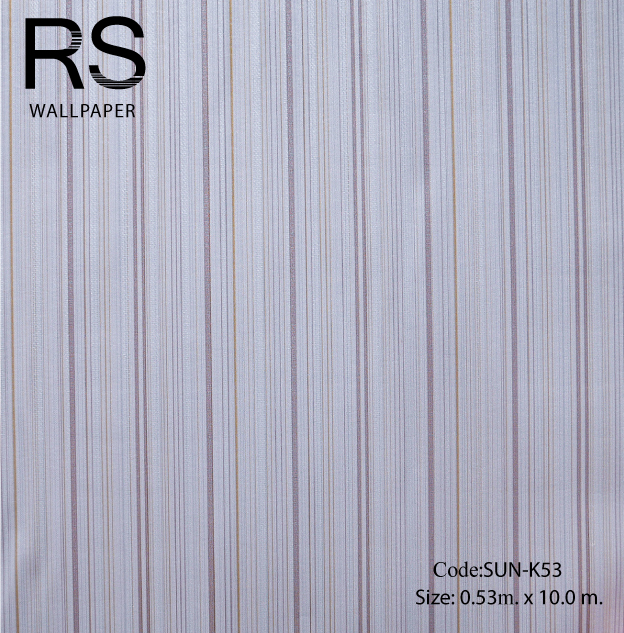 วอลเปเปอร์ลายเส้นโทนสีน้ำเงินอมม่วง SUN-K53