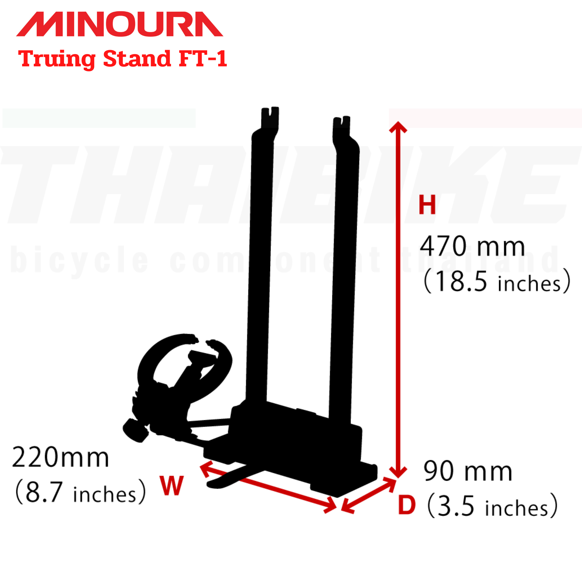 แท่นตั้งล้อจักรยาน MINOURA Truing Stand FT-1