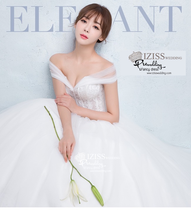 BR230 **พรีออเดอร์**ชุดแต่งงาน&ชุดเจ้าสาวแบบยาวสีขาวเกรดพรีเมี่ยม หรูหราน่ารัก สวยโดดเด่นไม่ซ้ำใคร สวยงามดุจเจ้าหญิง