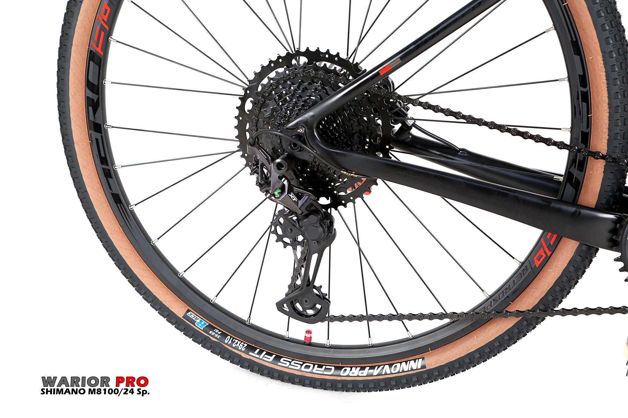 ใหม่สุด TOP สุด จักรยานเสือภูเขา คาร์บอน TWITTER รุ่น WARIOR PRO 24Sp. (2021)