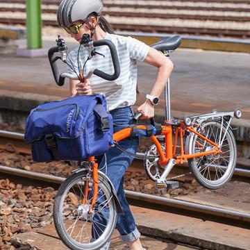 (สีแดง) VINCITA A132B มือจับเฟรมจักรยานบรอมตัน