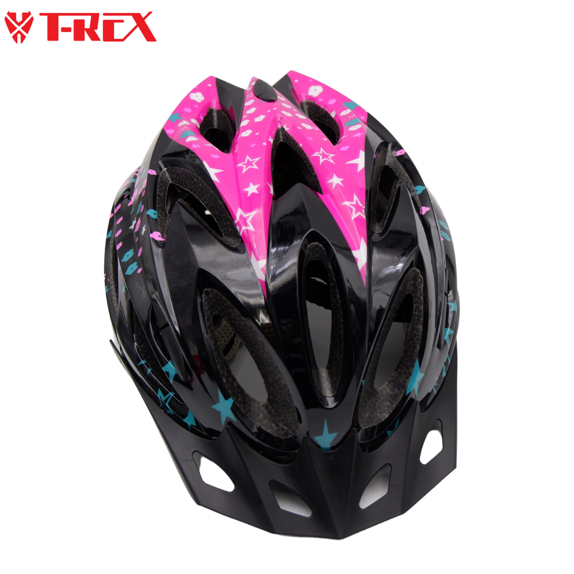 หมวกกันน็อคจักรยานเด็ก T-REX 213 หมวกเด็ก SIZE M งานอินโมล