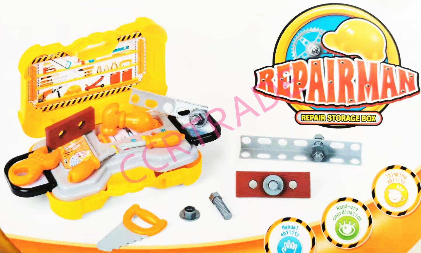 เซ็ทโต๊ะช่าง+อุปกรณ์กระเป๋าหิ้ว 18x23.5 ซม.(งานห้าง)(1x3)