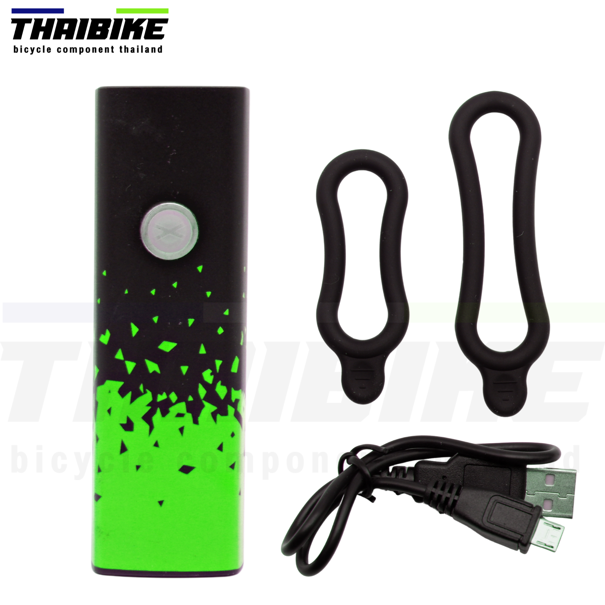 ไฟหน้าจักรยานชาร์จ USB THAIBIKE LIGHT 800LM