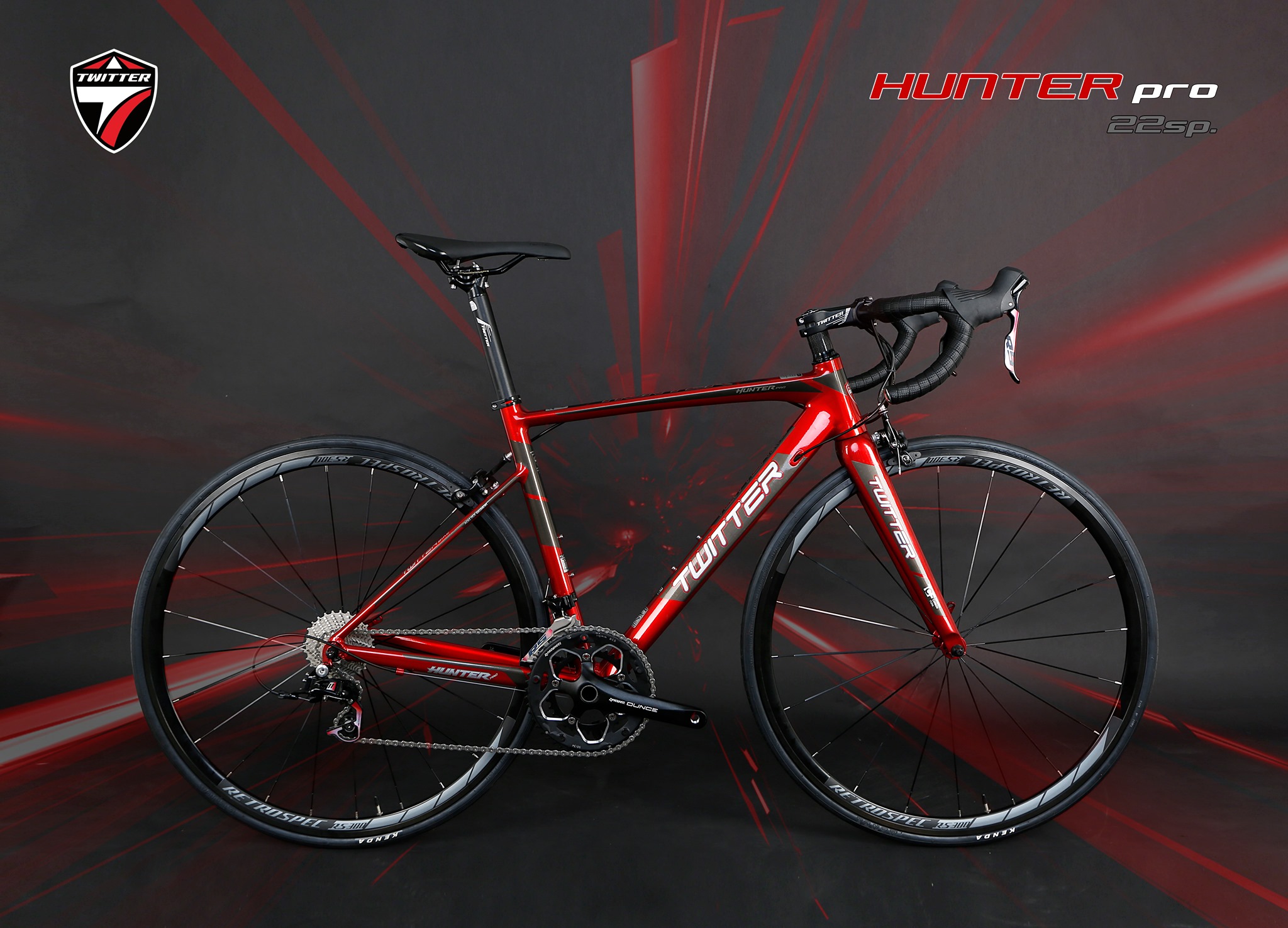 จักรยานเสือหมอบ TWITER รุ่น HUNTER PRO 11SPD