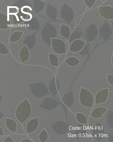 วอลเปเปอร์ลายใบไม้ DAN-F63