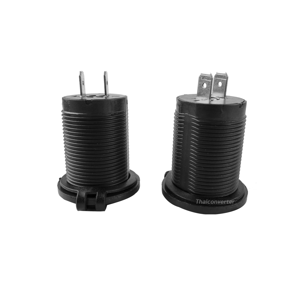 Panel ชุดเสียบชาร์จ USB 4 ช่อง [2.1A +1A x 2] สำหรับระบบไฟ DC 12/24V