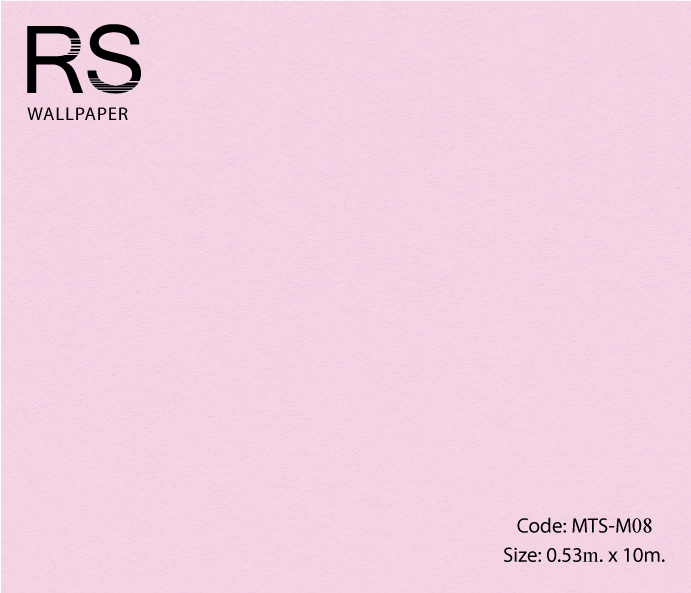 วอลเปเปอร์พื้นเรียบสีชมพู MTS-M08