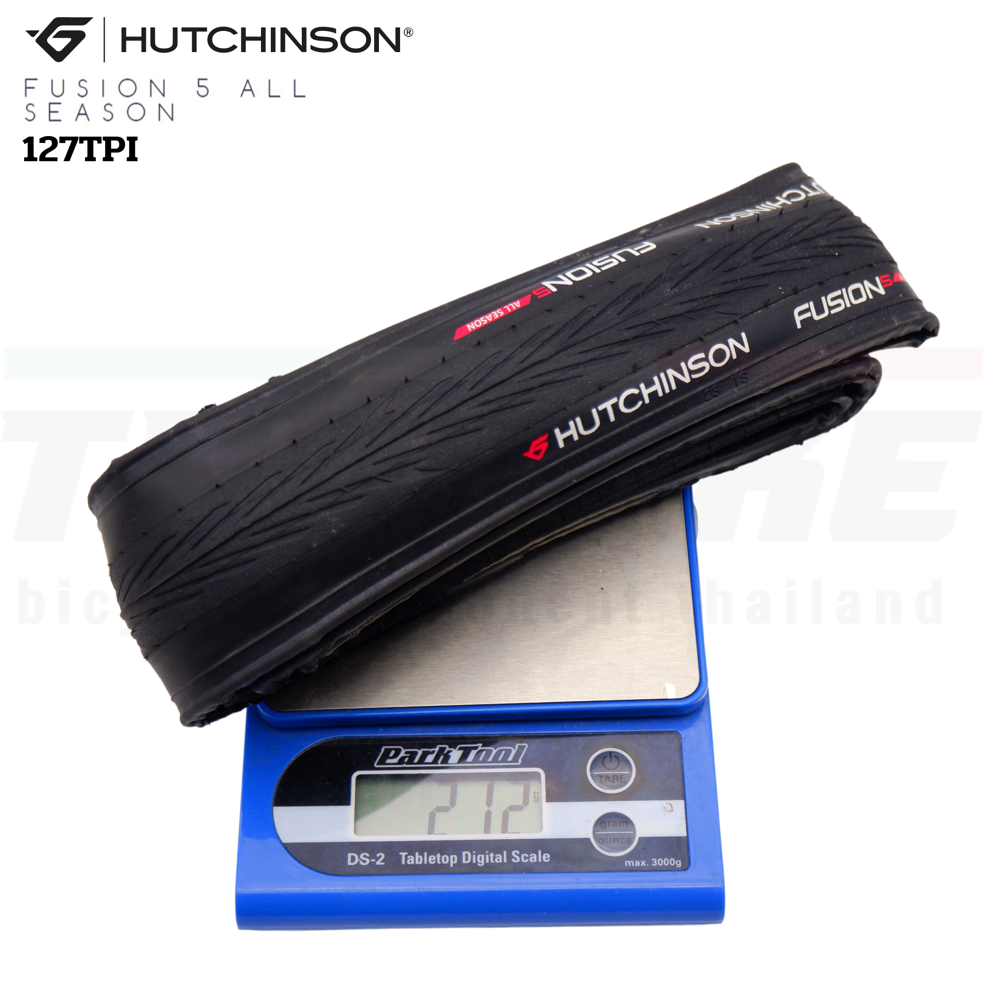 ยางนอกจักรยานเสือหมอบขอบพับ HUTCHINSON FUSION 5 ALLSEASON 700X23 700X25 700X28