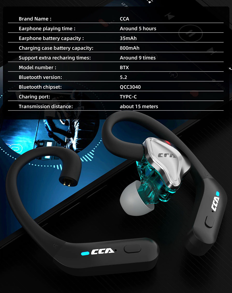ขาย CCA BTX ตัวแปลงหูฟัง ขั้ว 2พิน 0.75 ให้รองรับ Bluetooth 5.2 ประกันศูนย์ไทย