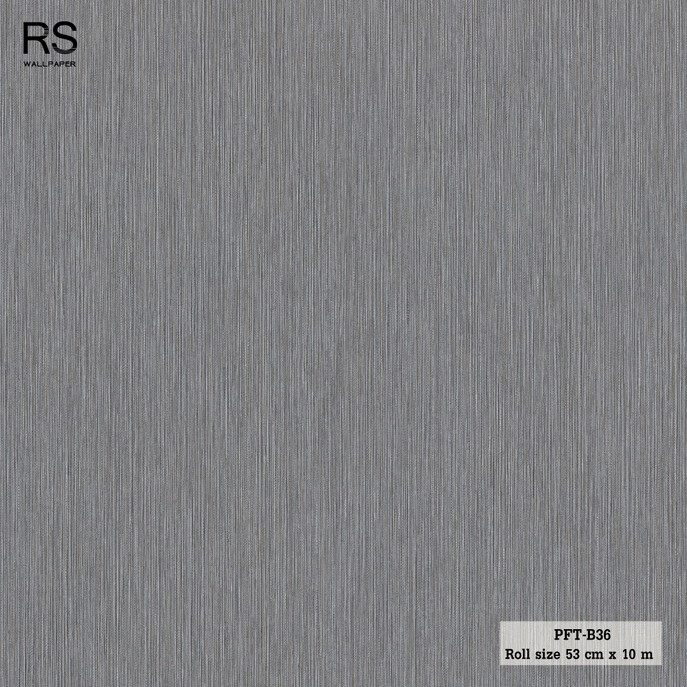 วอลเปเปอร์ สีเทาเข้ม PFT-B36