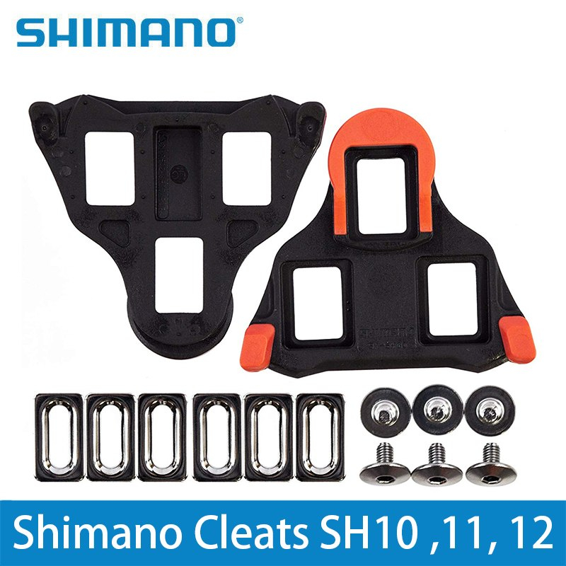 SHIMANO แท้ คลิ๊ปติดพื้นรองเท้า Cleat Sets SH10 SH11 SH12 บันใดเสือหมอบ แผ่นคลีตหมอบ/ฝาครอบคลีท