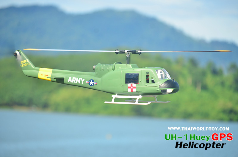 ๊็UH-1 Huey GPS Helicopter 450 FLywing+H1