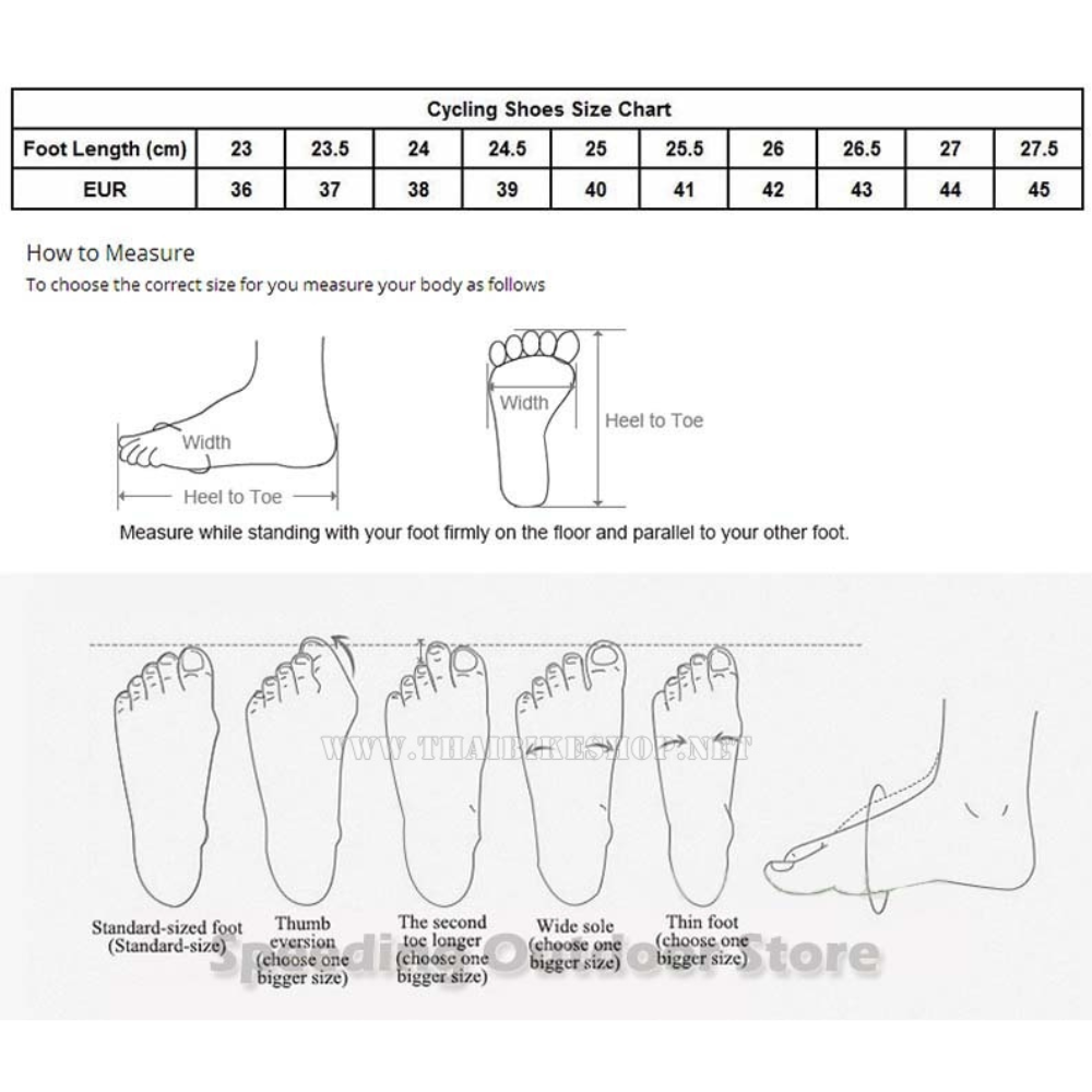 รองเท้าจักรยานเสือหมอบ SANTIC รุ่น S17002 แบบคลีตเสือหมอบ