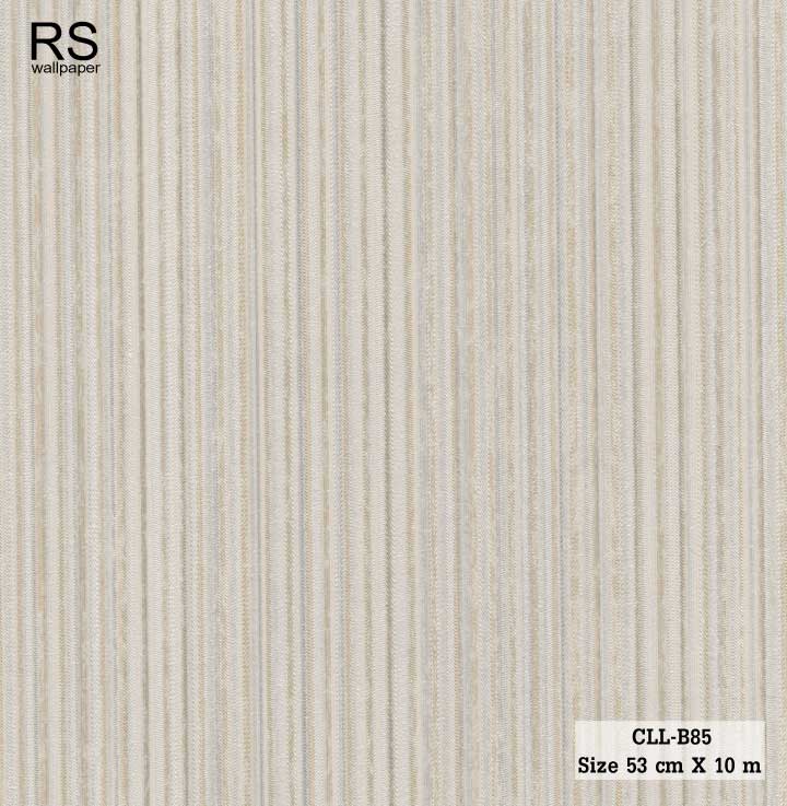 วอลเปเปอร์ ลายเส้น โทนสีเทาเงินสลับสีเหลือง CLL-B85