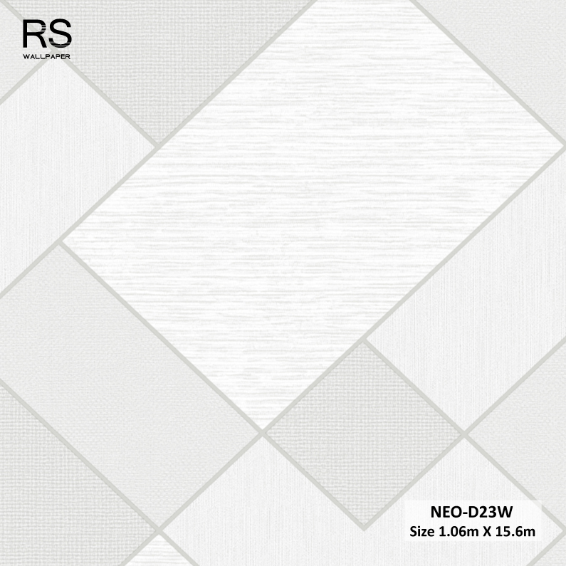 วอลเปเปอร์ สไตล์โมเดิร์น สีเทา NEO-D23W