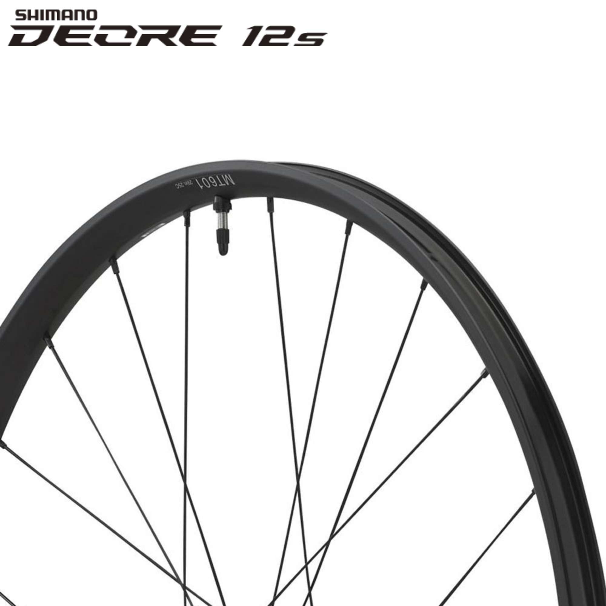 ชุดล้อจักรยานเสือภูเขา SHIMANO 27.5/29 Tubeless Wheel Thru Axle WH-MT601