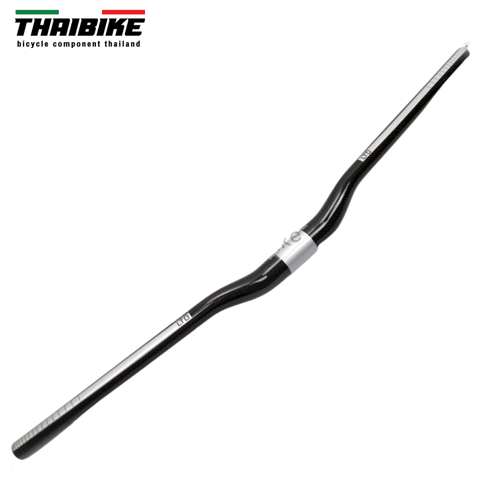 แฮนด์จักรยานเสือภูเขาคาร์บอน BIKECO X6 31.8 งานเบา แบบยก แบบตรง