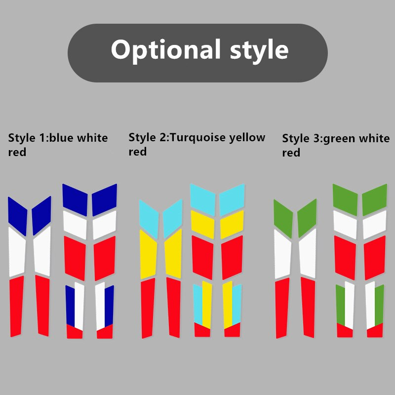 สติกเกอร์ติดเฟรมจักรยาน READU สติกเกอร์ลายทีม 1 ชุด 4 ชิ้น