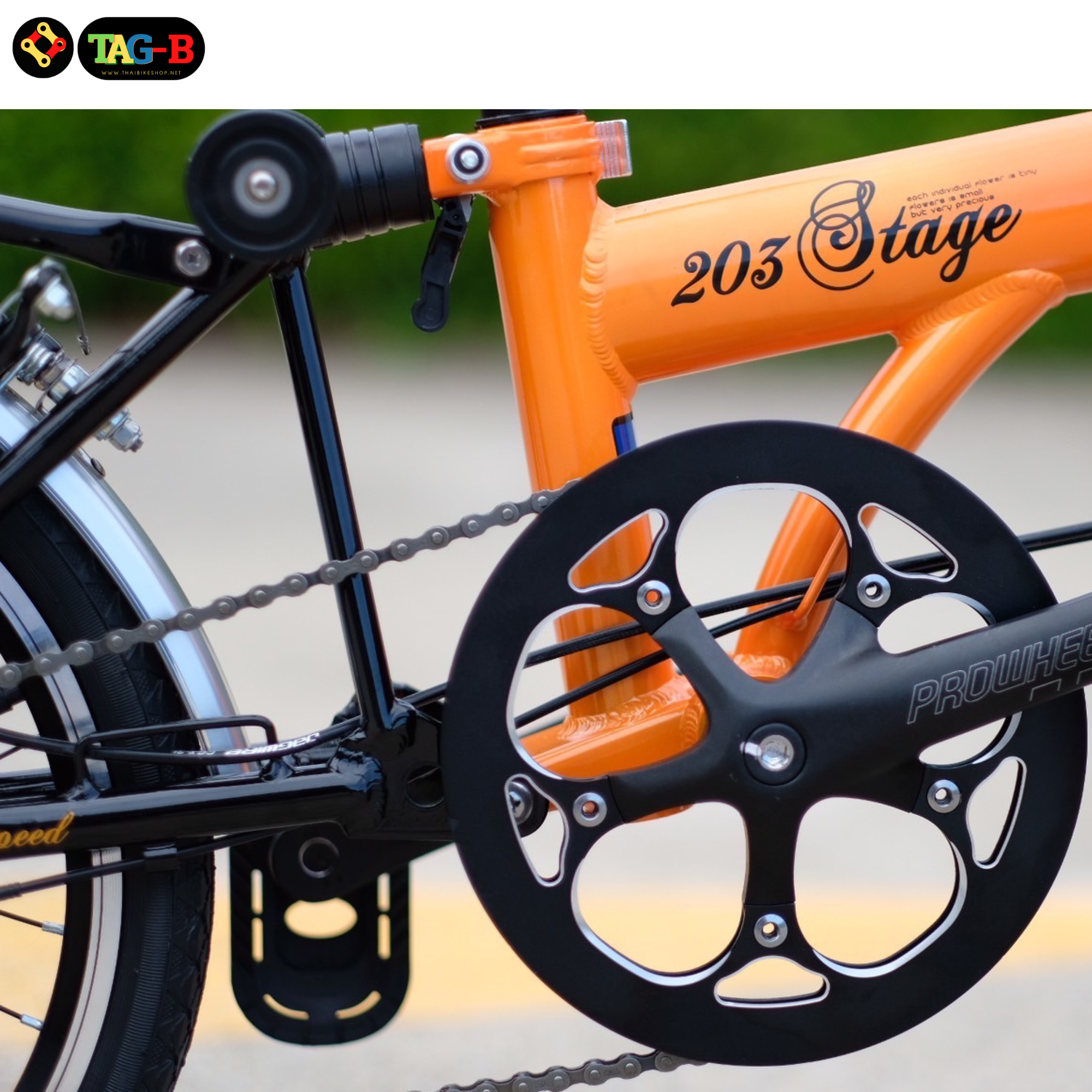 รถจักรยานพับเกียร์ดุม LA NEO STAGE 3 สปีด/SINGLE SPEED (สินค้ามีตำหนิที่ตะแกรงหลังทุกคัน)
