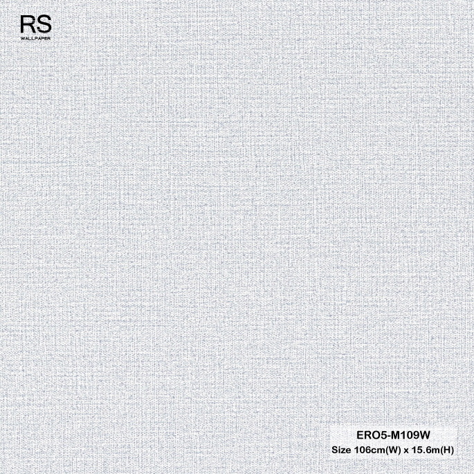 วอลเปเปอร์สีฟ้าอ่อนอมเทาอ่อน ERO5-M109W