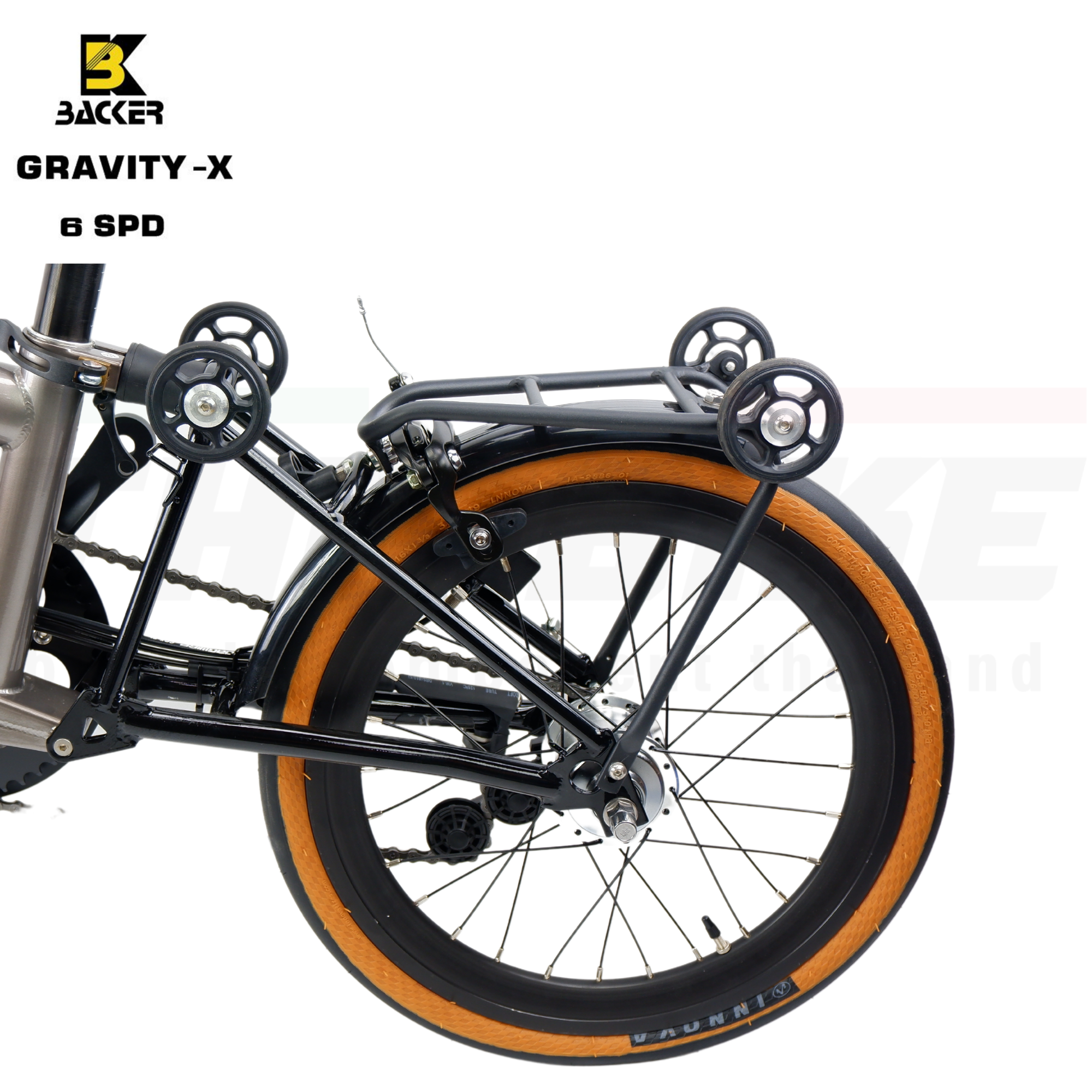 จักรยานพับ BACKER รุ่น Gravity-X รุ่น 6 สปีด แฮนด์ตรง