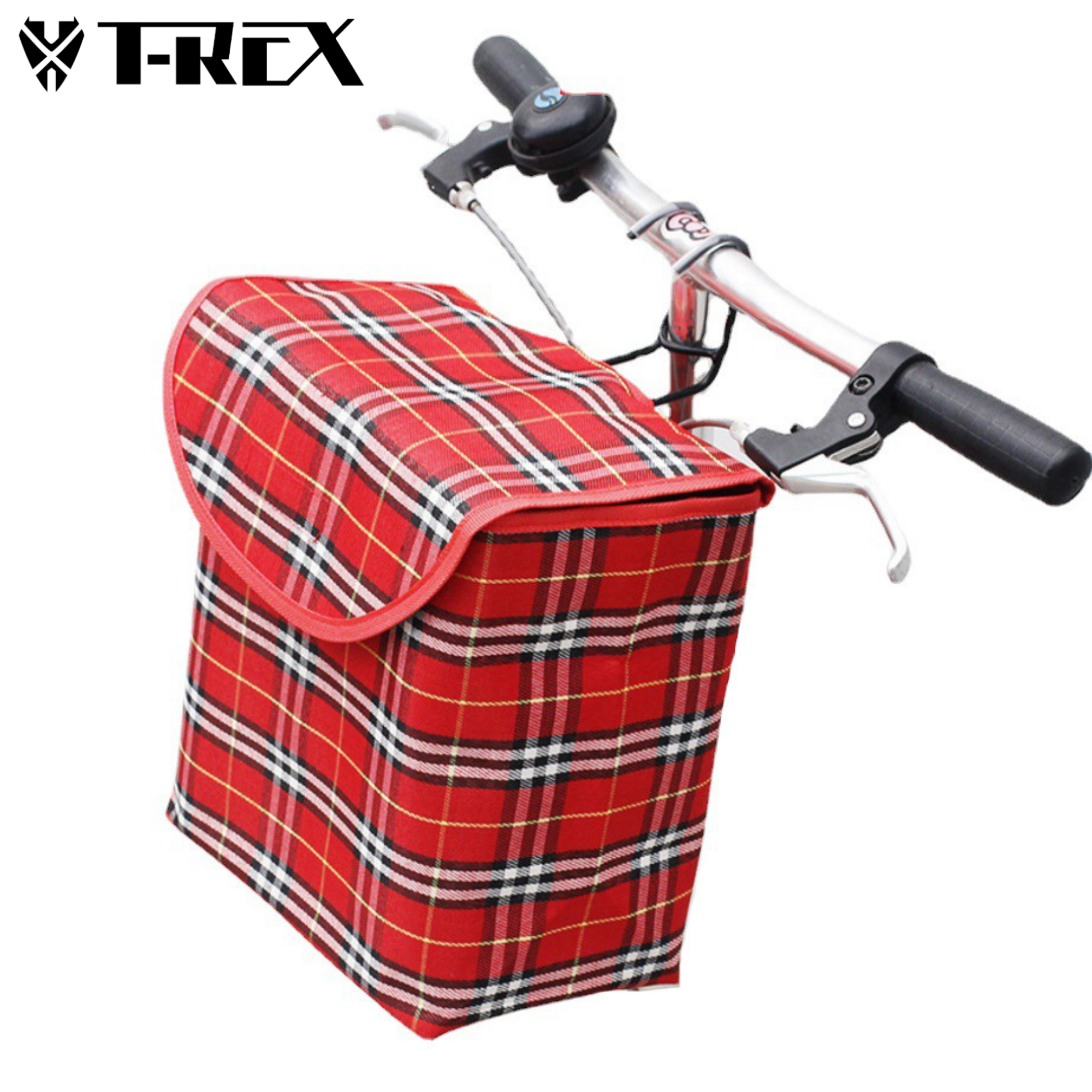 กระเป๋าติดรถจักรยานหน้าแฮนด์ แบบทรงเหลี่ยม