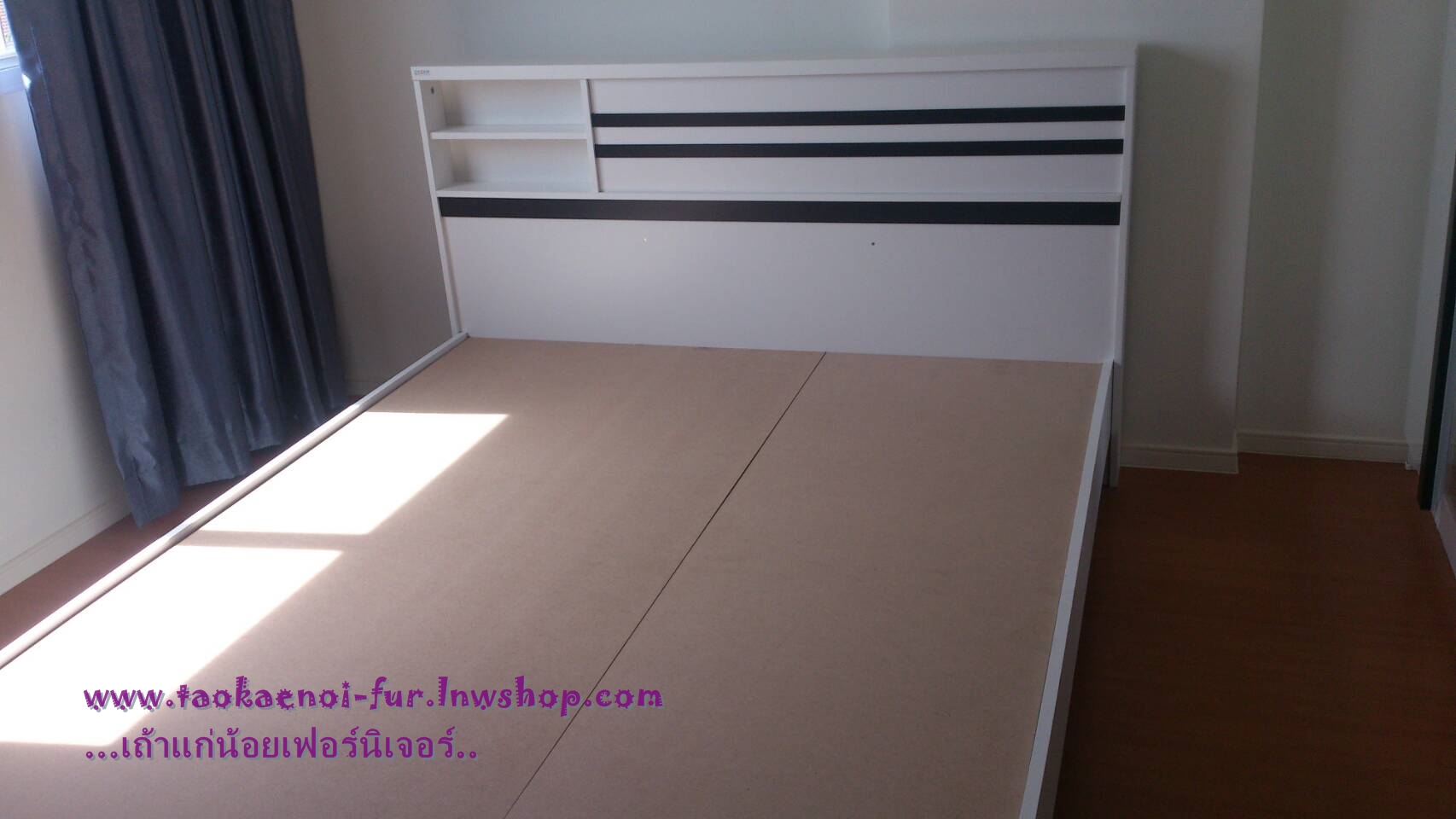 B509 เตียงไม้ 5 ฟุต