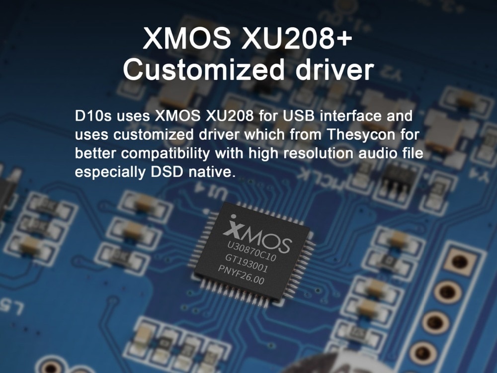 ขาย TOPPING D10s USB DAC ชิป XMOS XU208 , ES9038Q2M รองรับ PCM 384kHz/32bit DSD256