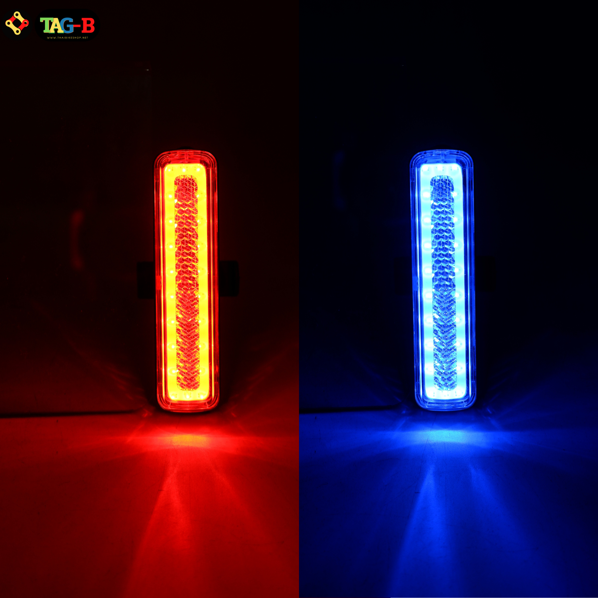 ไฟท้ายจักรยานเสือหมอบ เสือภูเขา AQY-0107 ชาร์จ USB