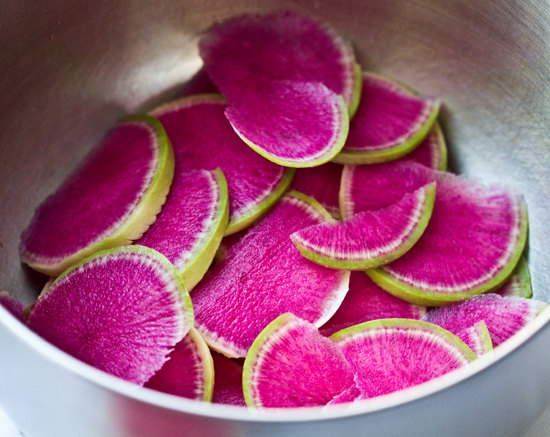 Organic Heirloom Watermelon Radish Vegetable(30) เมล็ดราดิส 30 เมล็ด