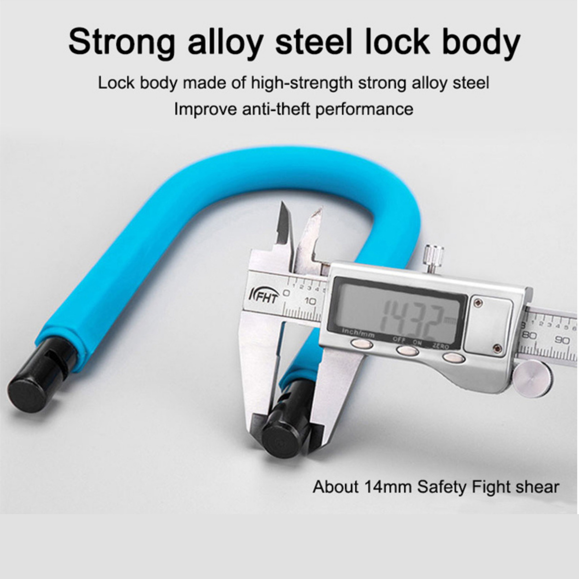 สายล็อคจักรยานแบบ ULOCK ยี่ห้อ JINJIAN