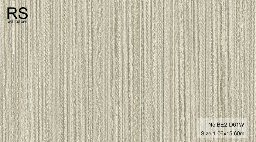 วอลเปเปอร์ สีน้ำตาลอ่อน No.BE2-D61W