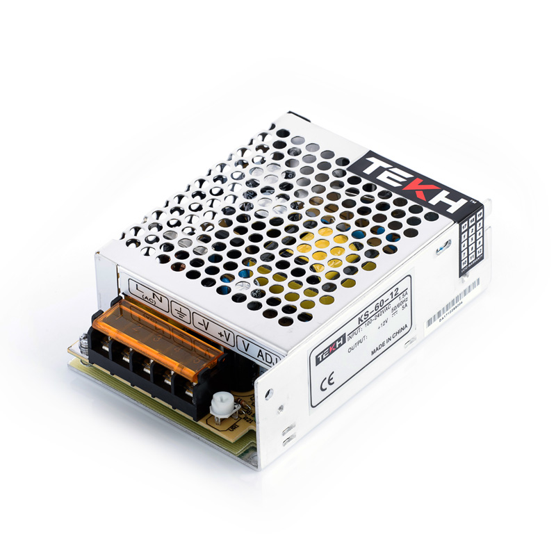 TEKH™ 12V 5A 60W Mini AC/DC Power Supply