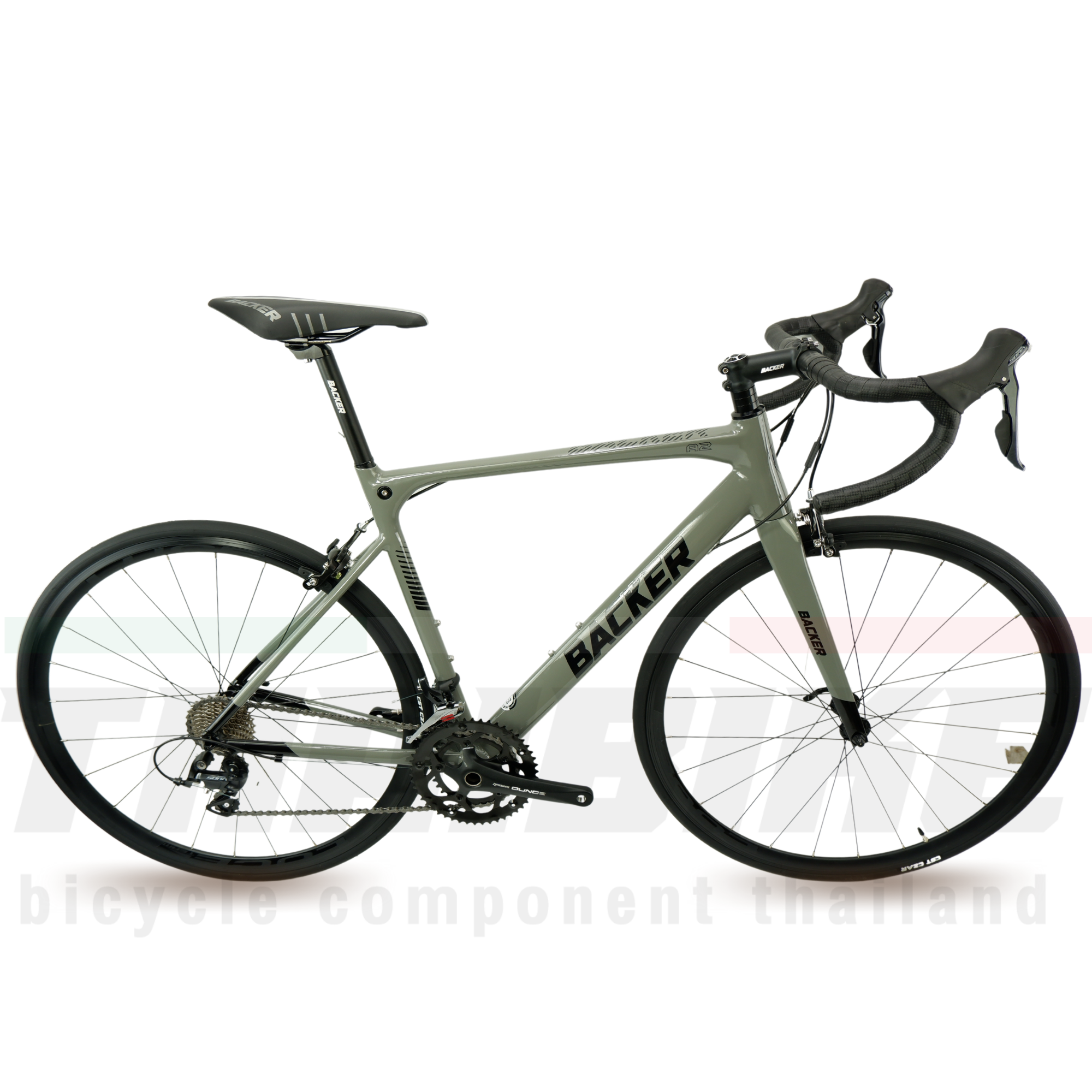 จักรยานเสือหมอบอลูมิเนียม เกียร์ SHIMANO SORA BACKER A2