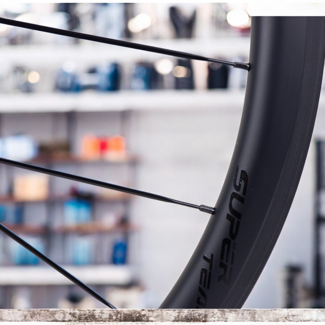 Superteam 38mm Matte Carbon Wheelset 700C ขอบงัด 25 mm ดุม Superteam QR โม่ Shimano