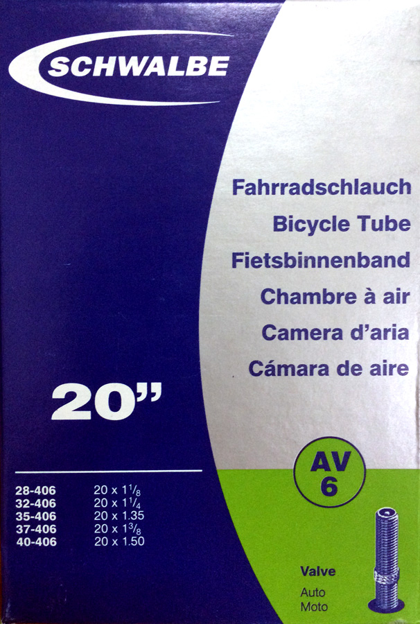 Schwalbe 20x1.1-1.5 AV6 จุ๊บใหญ่