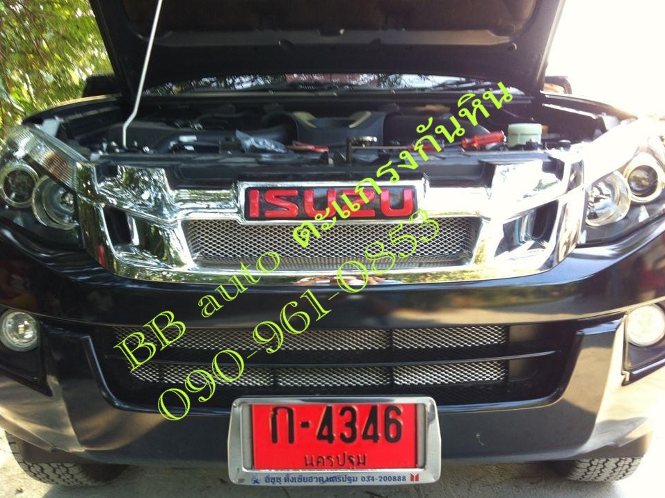 ตะแกรงรุ่น ISUZU ALL NEW สีเงิน (นัดติดตะแกรงหน้างานเท่านั้น)