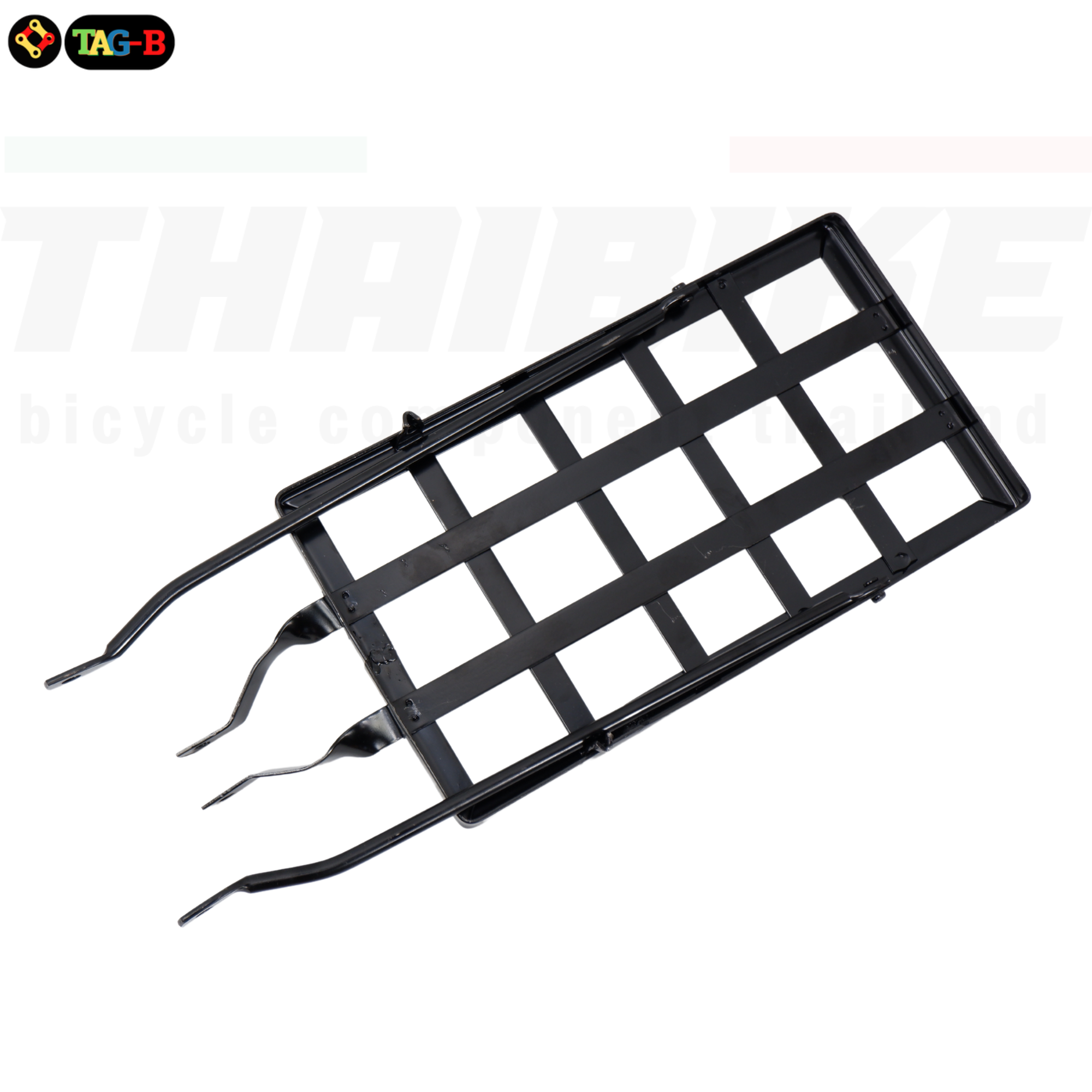 ตะแกรงท้ายจักรยานวินเทจ เหล็กฉากชุบ รถจักรยาน 26" แบบโบราณ ย้อนยุค ตะแกรงหลัง