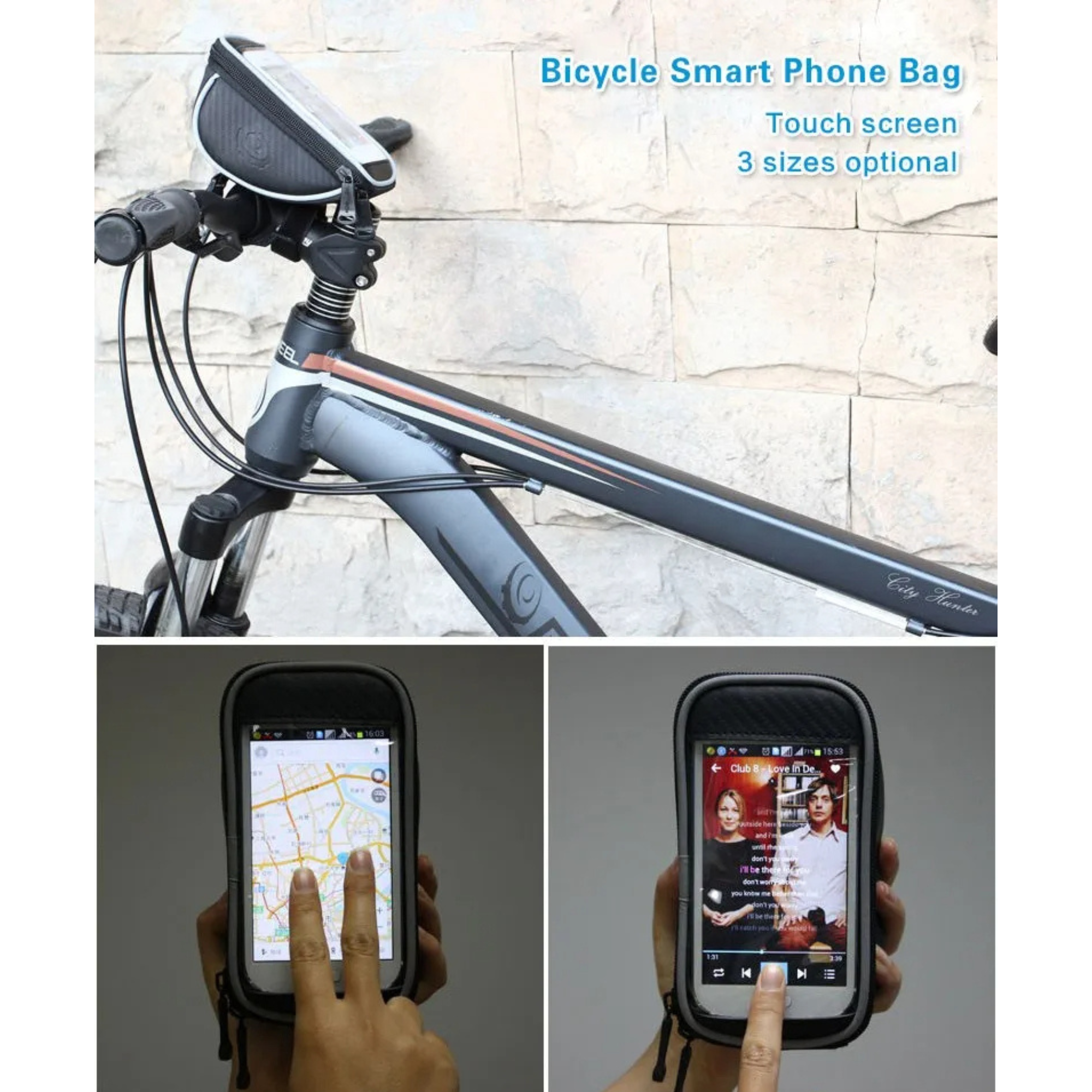 กระเป๋ารัดหน้าแฮนด์จักรยาน รัดสเต็ม ROSWHEEL 11810